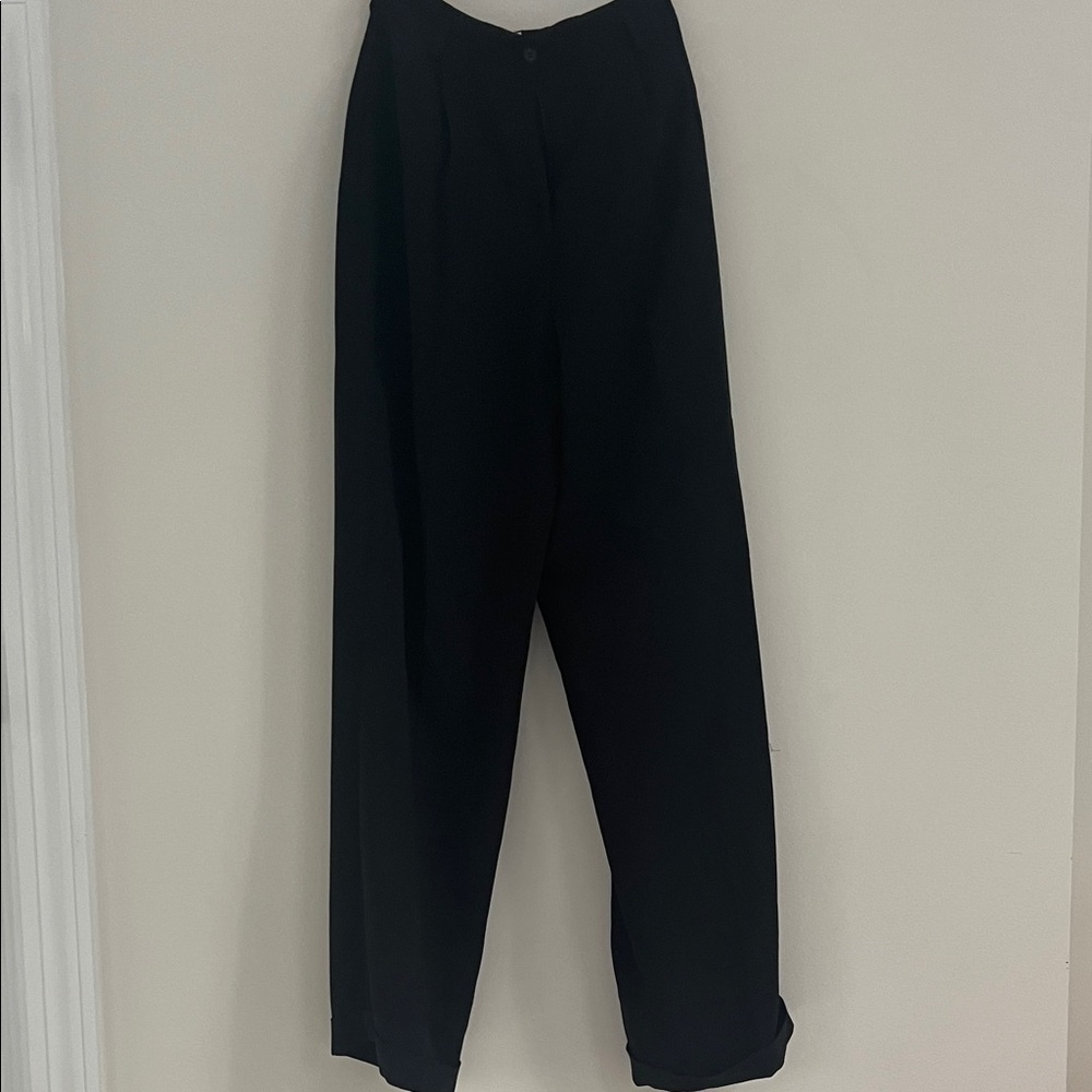 Jones New York Classic Black Womens Plus Dress Pants